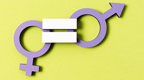 Símbolos femenino y masculino