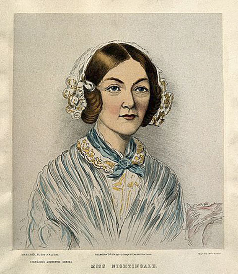 imagen del busto de Florence Nightingale