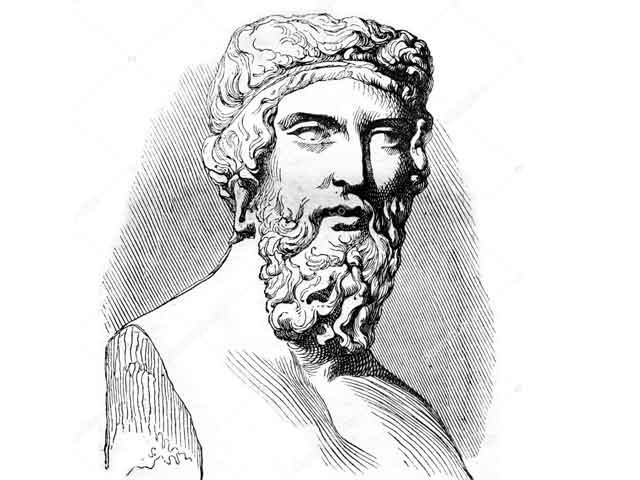 Platón, ilustración grabada <i>vintage</i>