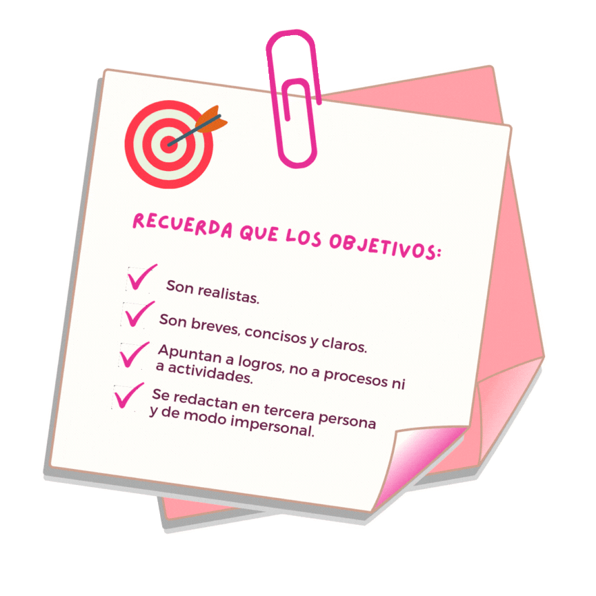 Recordatorio sobre el concepto de objetivos